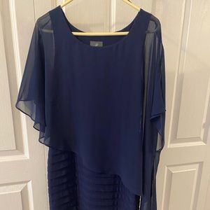 Adrianna papell navy dress